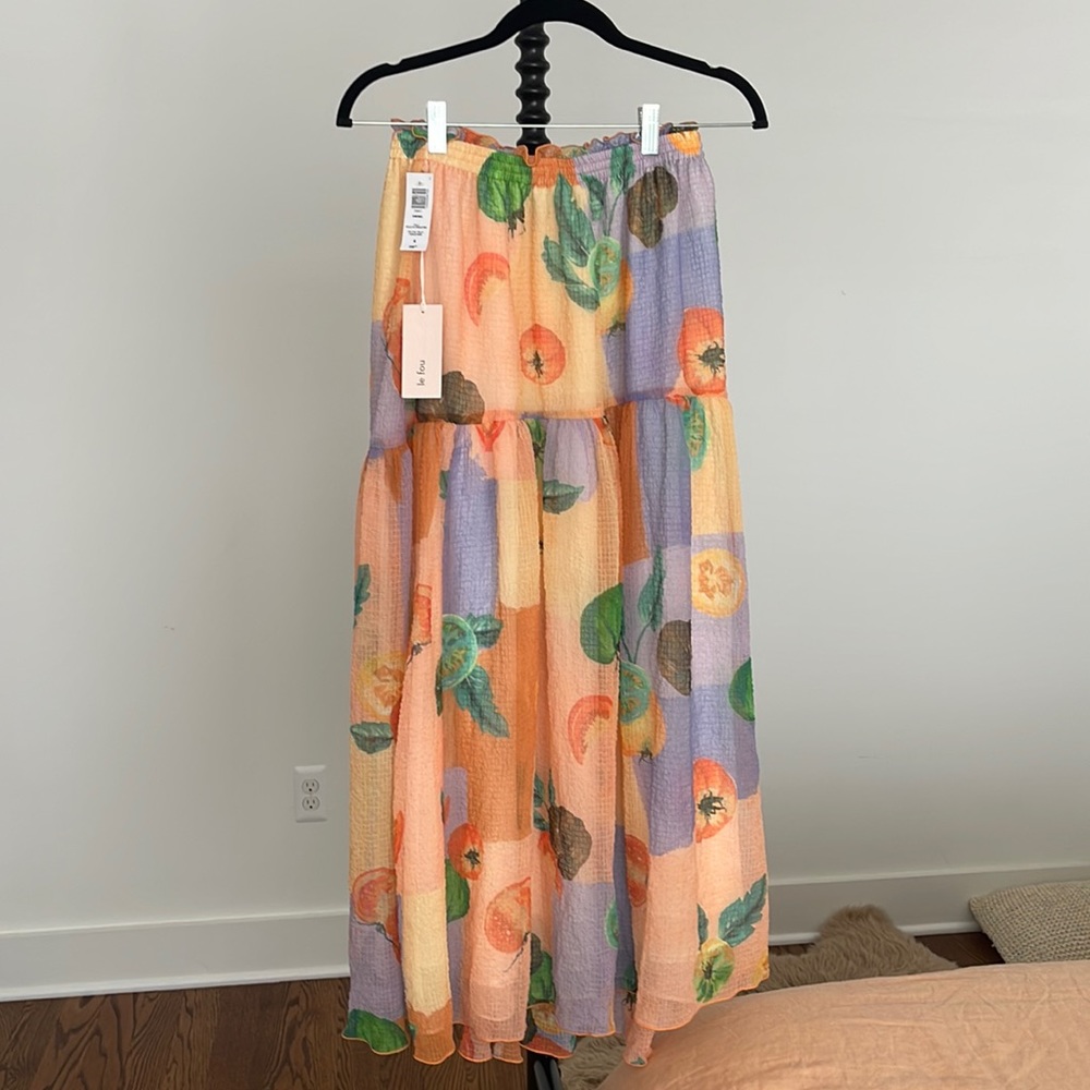 Aritzia Wilfred Le Fou midi skirt